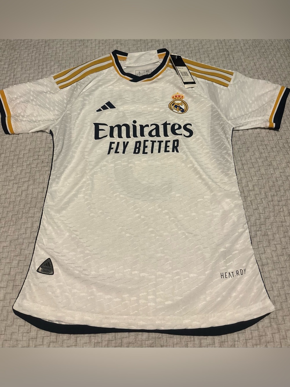 NWT Jude Bellingham Real Madrid #5 2023-24 Official Adidas Soccer Jersey Large